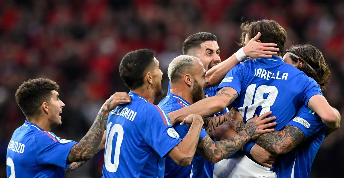 Италия пропустила на 23-й секунде, но обыграла Албанию. Спаллетти сделал заявку на выход из «группы смерти»