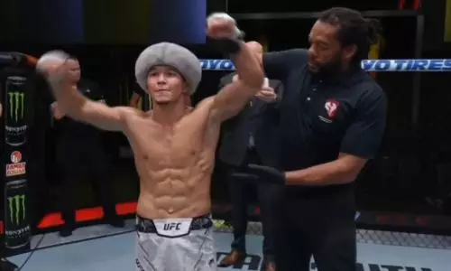 Видео полного исторического боя Асу Алмабаева в UFC