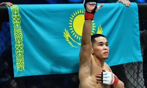 Асу Алмабаев выиграл исторический бой в UFC