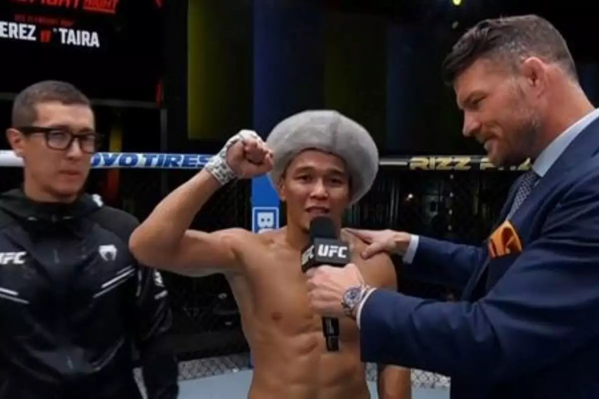 Казахстанец Асу Алмабаев выиграл исторический бой в UFC