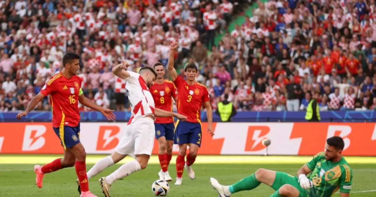   Еуропа чемпионаты: Испания құрамасы Хорватияны айқын басымдықпен жеңді   