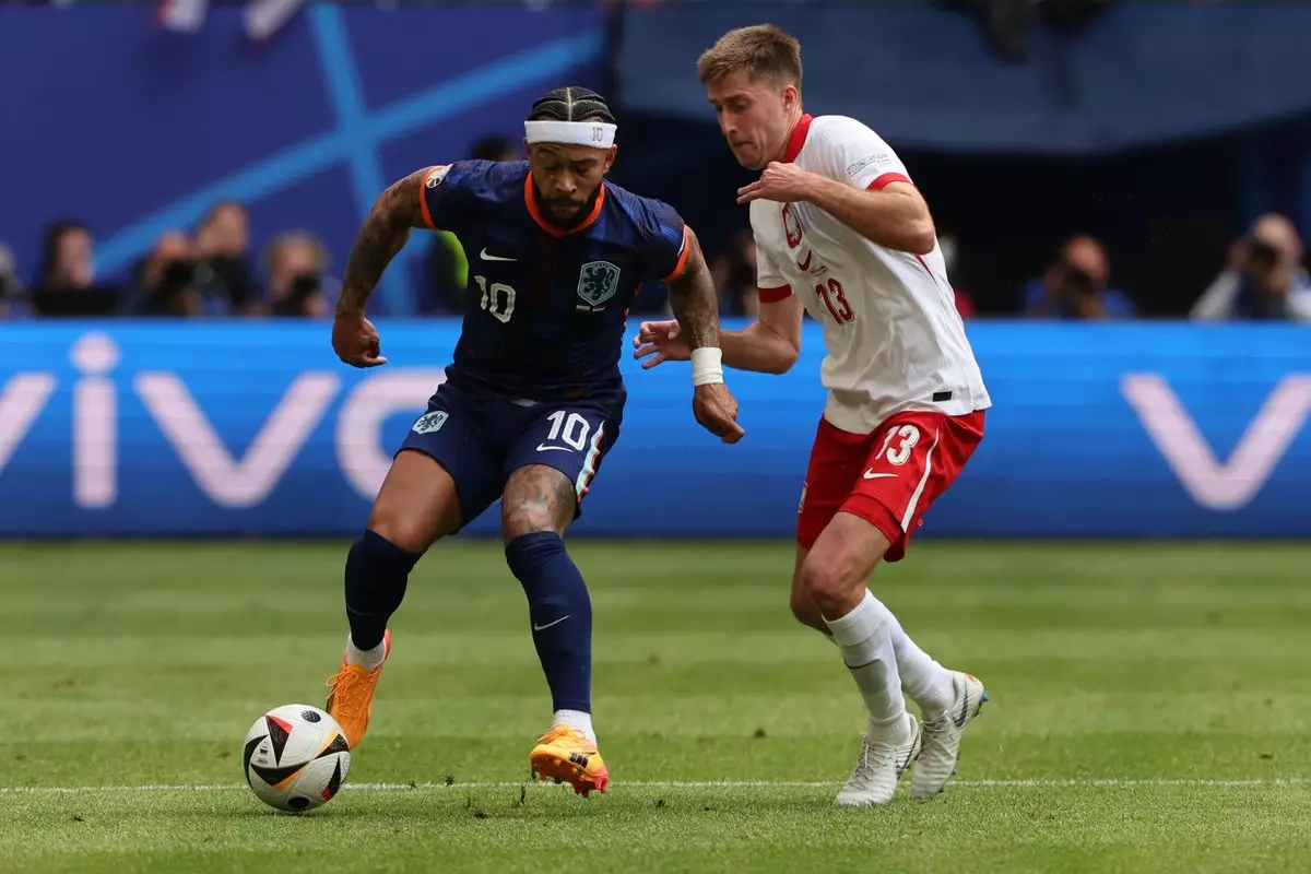 Польша — Нидерланды: Гакпо сравнял счет в матче Евро-2024