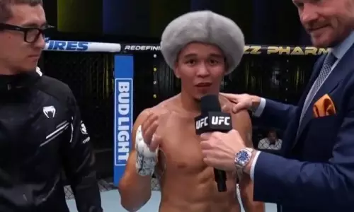 Асу Алмабаев рассмешил фанатов после третьей победы в UFC. Видео