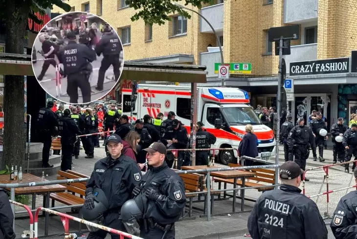 Полиция подстрелила мужчину с киркой во время матча Евро-2024 в Германии