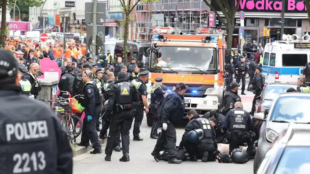 Евро-2024 в Гамбурге: полиция открыла огонь