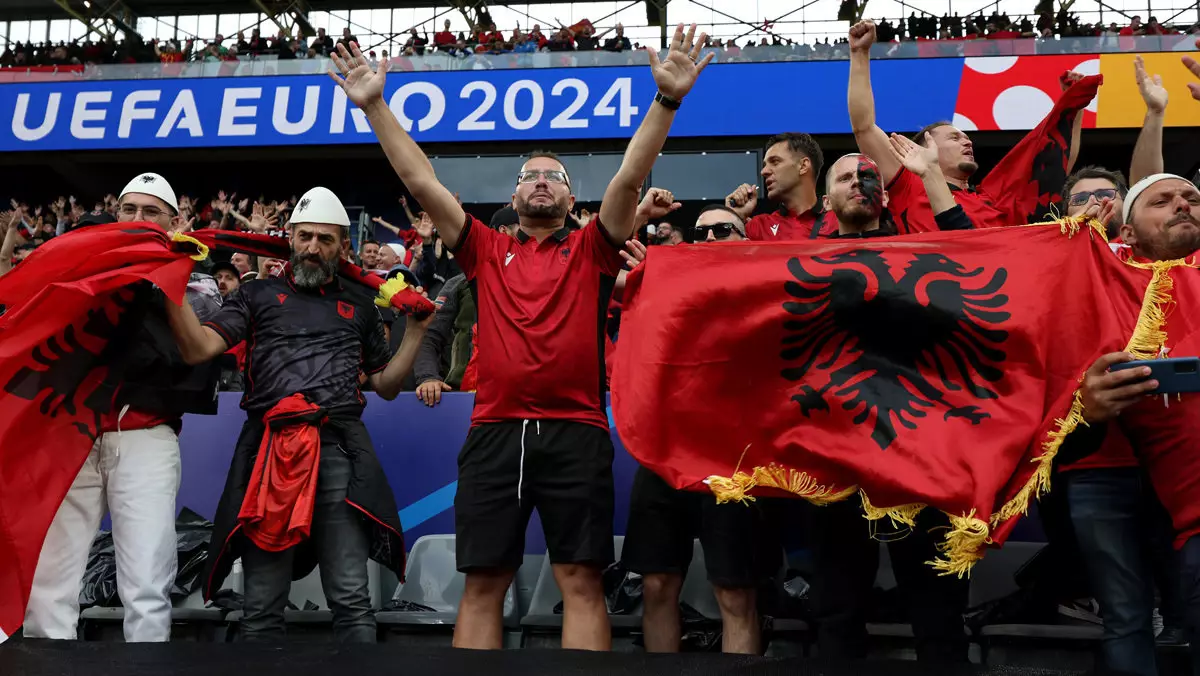 Албанцы — главная угроза на Евро-2024. Фанаты отметились беспорядками на стадионе и улицах
