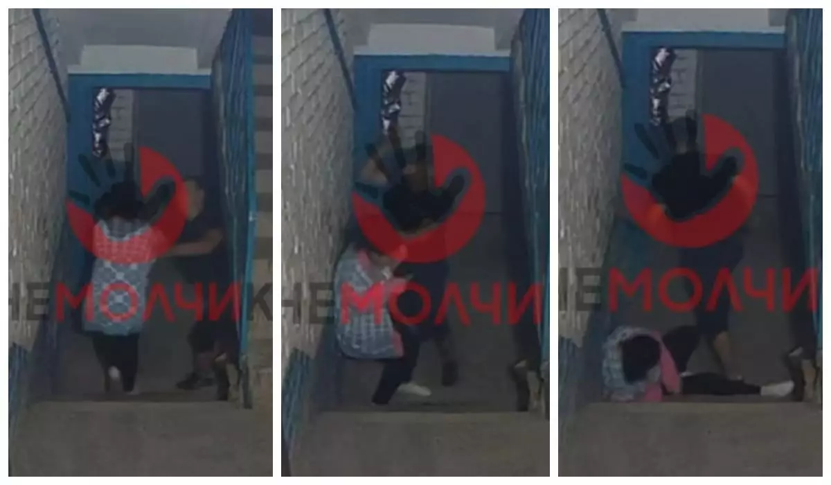 Мужчина напал с ножом на девушку в Атырау (ВИДЕО)