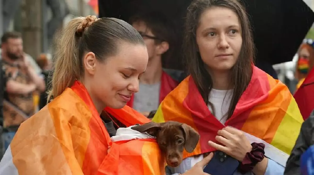 Киевте ЛГБТ+ құқықтарын қолдау мақсатында «Теңдік маршы» өтті
