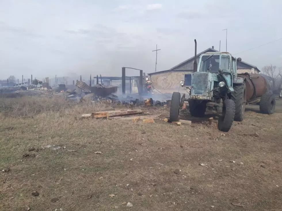 В СКО многие села беззащитны перед огнём