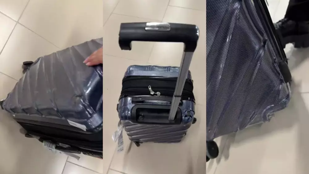 "Сломана ручка, отсутствует колесо, вмятины и дырки": аэропорт Алматы ответил блогеру