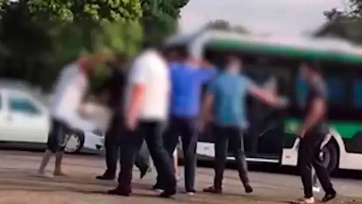Массовая драка произошла в Ташкенте после ДТП с автобусом