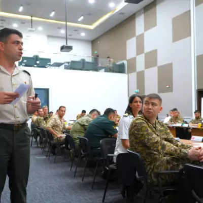 В Алматы военнослужащих из разных стран обучают принципам защиты гражданского населения