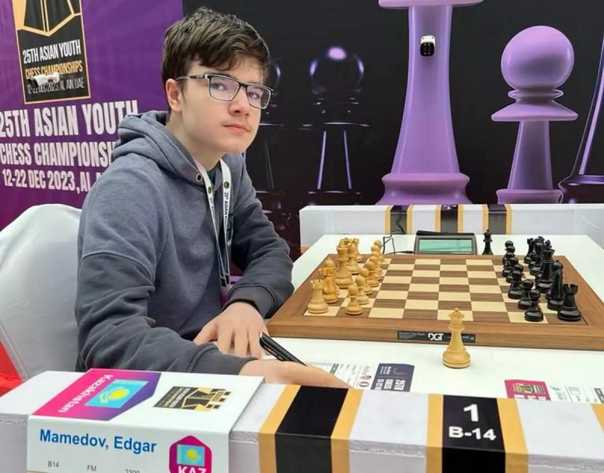 13-летний казахстанец стал чемпионом Азии по шахматам