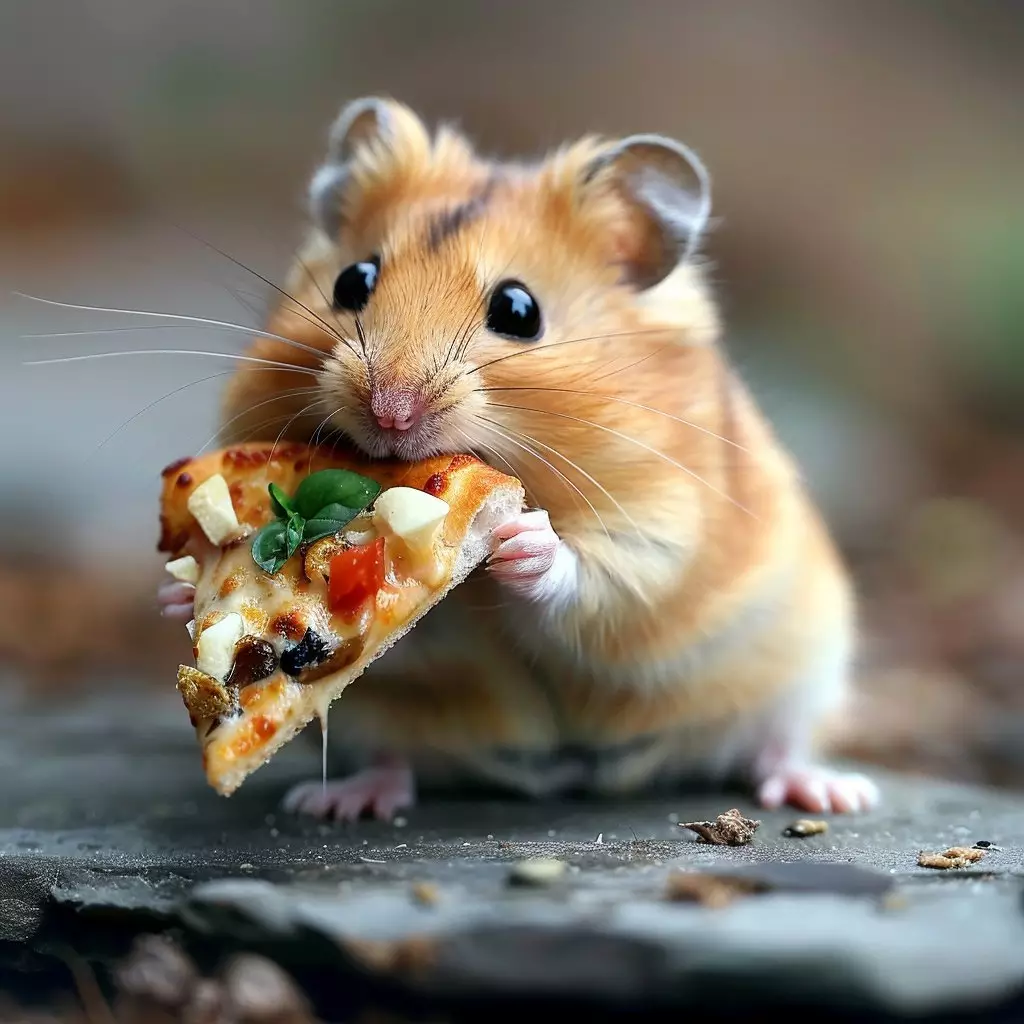 «Хомяк» теперь кормит — в Астрахани дают пиццу за счет в Hamster Kombat