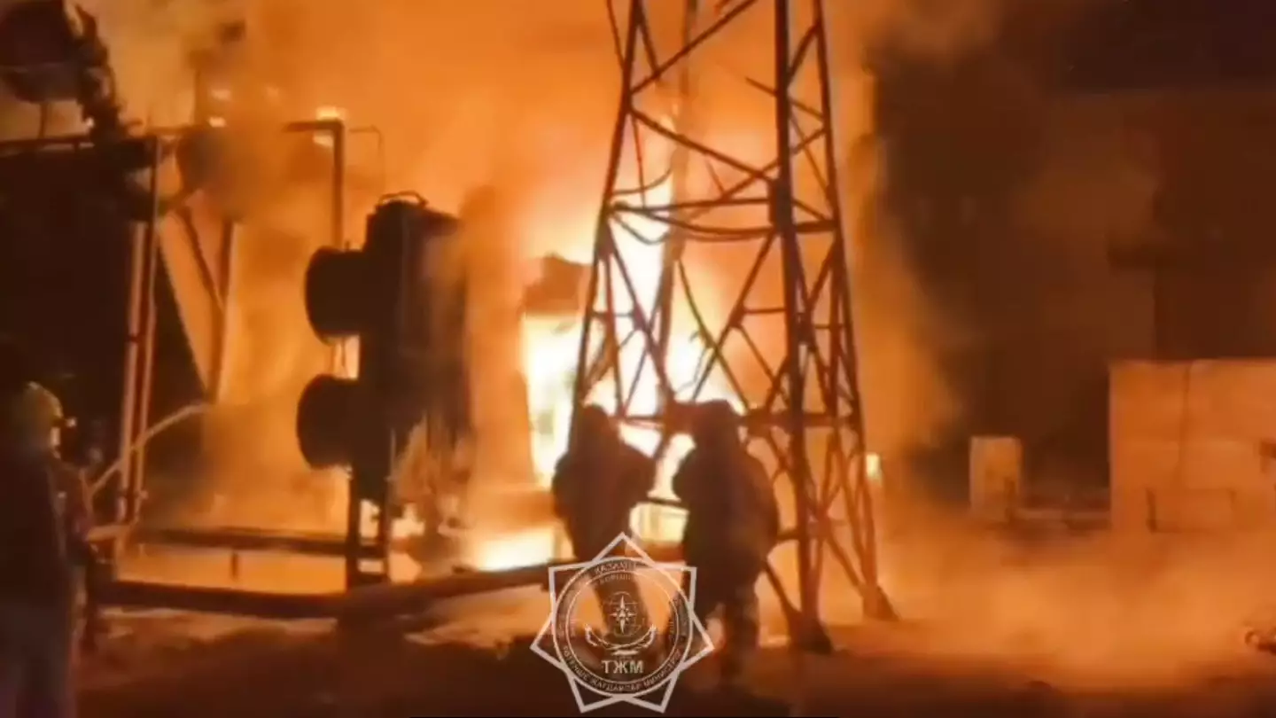 Пожар на заводе в Таразе: горел трансформатор