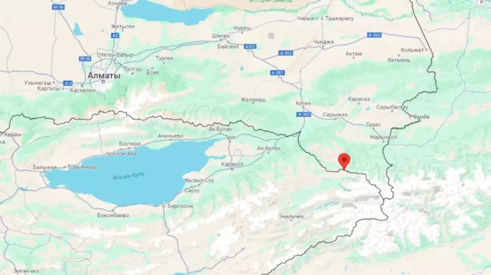 Землетрясение на границе Казахстана и Кыргызстана все подробности