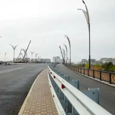 Новый мост в Астане перекрыли для движения до конца июня
