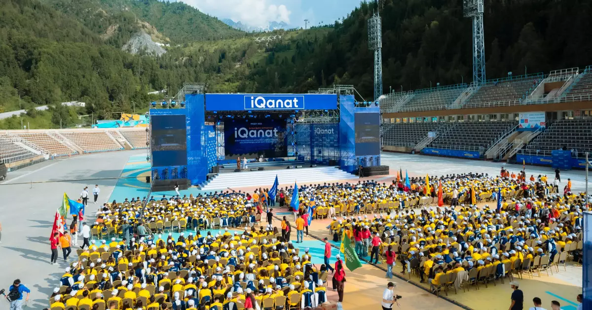   Медеу төрінде «IQanat – Мың бала»: Олимпиаданың ақтық сынына 1000 бала қатысты   