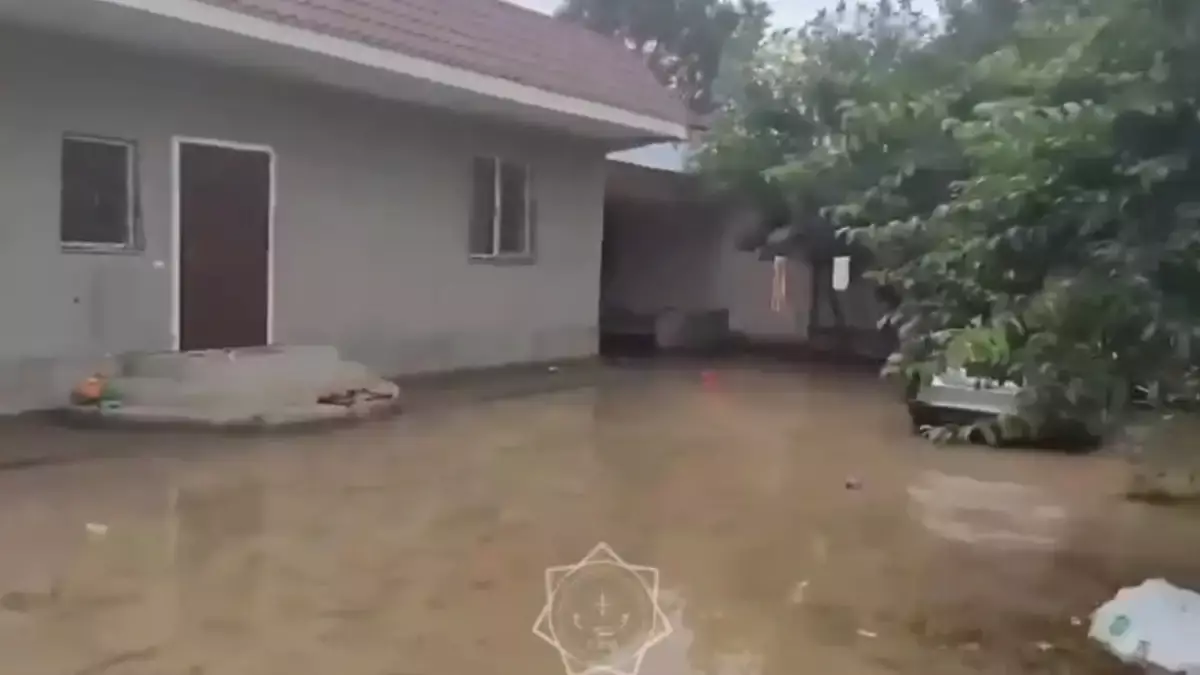 В селе Алматинской области из-за аварии на канале затопило несколько домов