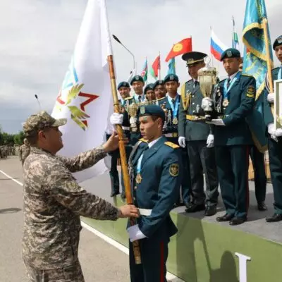 В Алматы подвели итоги X Международного военно-патриотического сбора молодежи «Айбын»