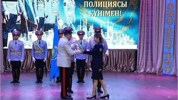 Астанада үздік полицейлер марапатталды