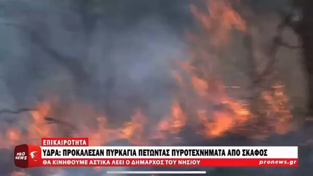 Казахстанцы устроили лесной пожар на греческом острове Гидра - СМИ