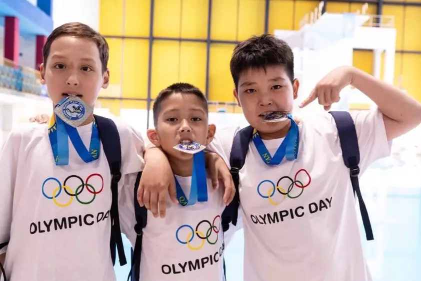 В Казахстане отметили Международный Олимпийский день