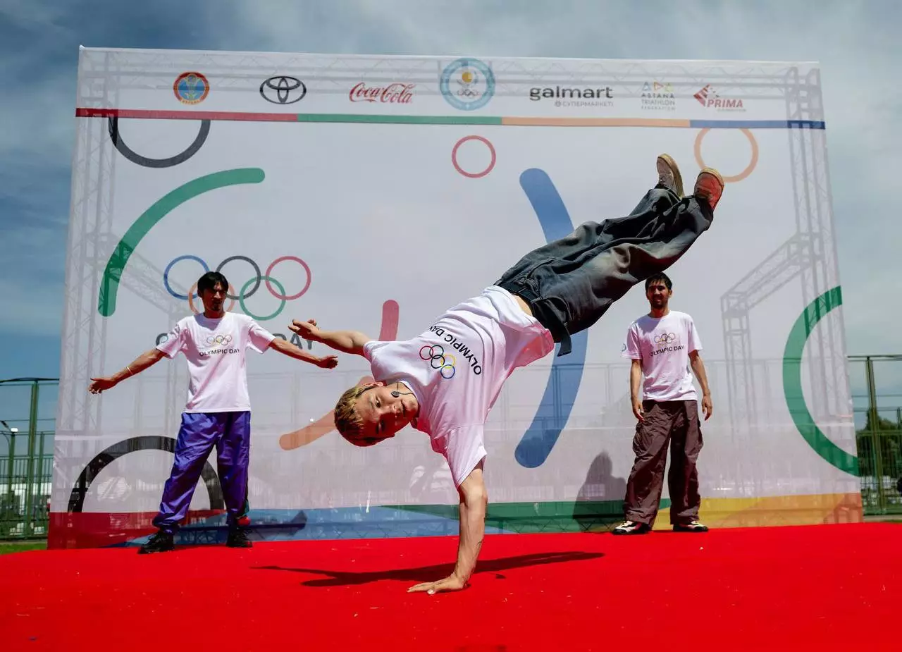 Как в Казахстане отметили международный олимпийский день