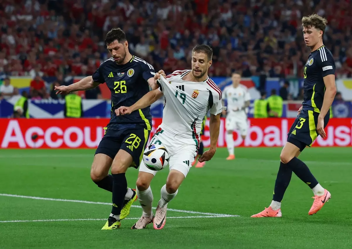 Шотландия и Венгрия не забили голов в первом тайме матча Евро-2024