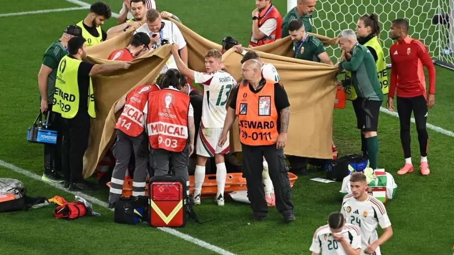 Футболист сборной Венгрии потерял сознание на Евро-2024