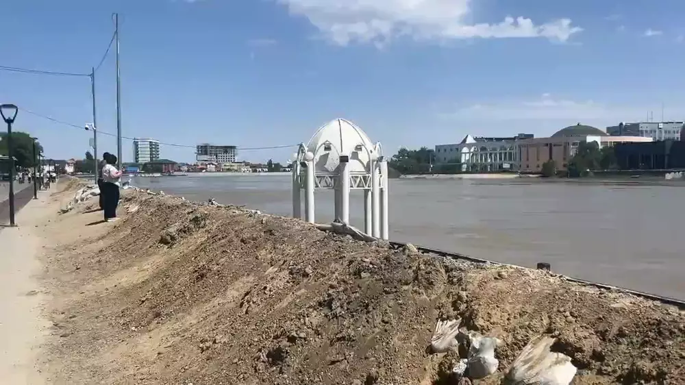 Что происходит с уровнем воды в реке Жайык