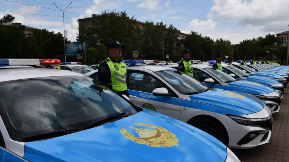 На 27 авто пополнился автопарк департамента полиции Акмолинской области