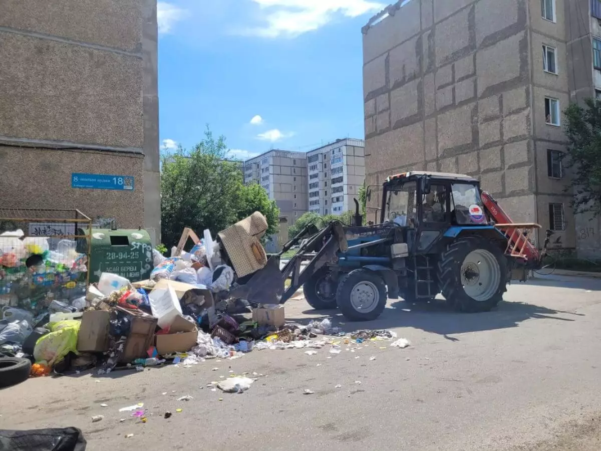 Режим ЧС местного масштаба могут объявить в Костанае из-за мусора