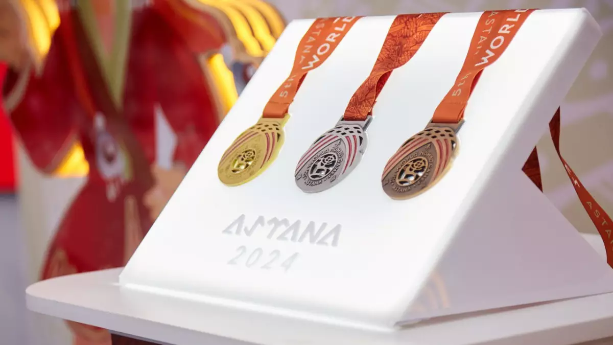 Как выглядят медали V Всемирных игр кочевников