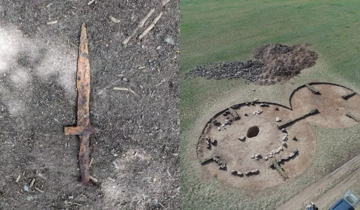 Железный акинак саков обнаружили в Карагандинской области