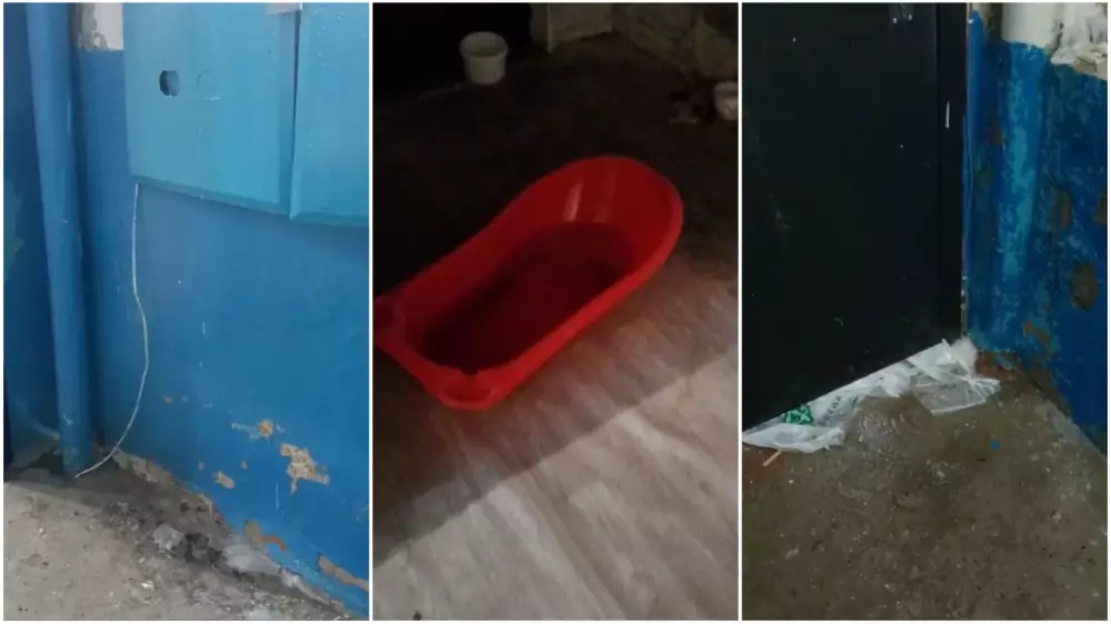 Многоэтажку затопило из-за дождя в Кандыагаше: жители грозятся переехать в акимат