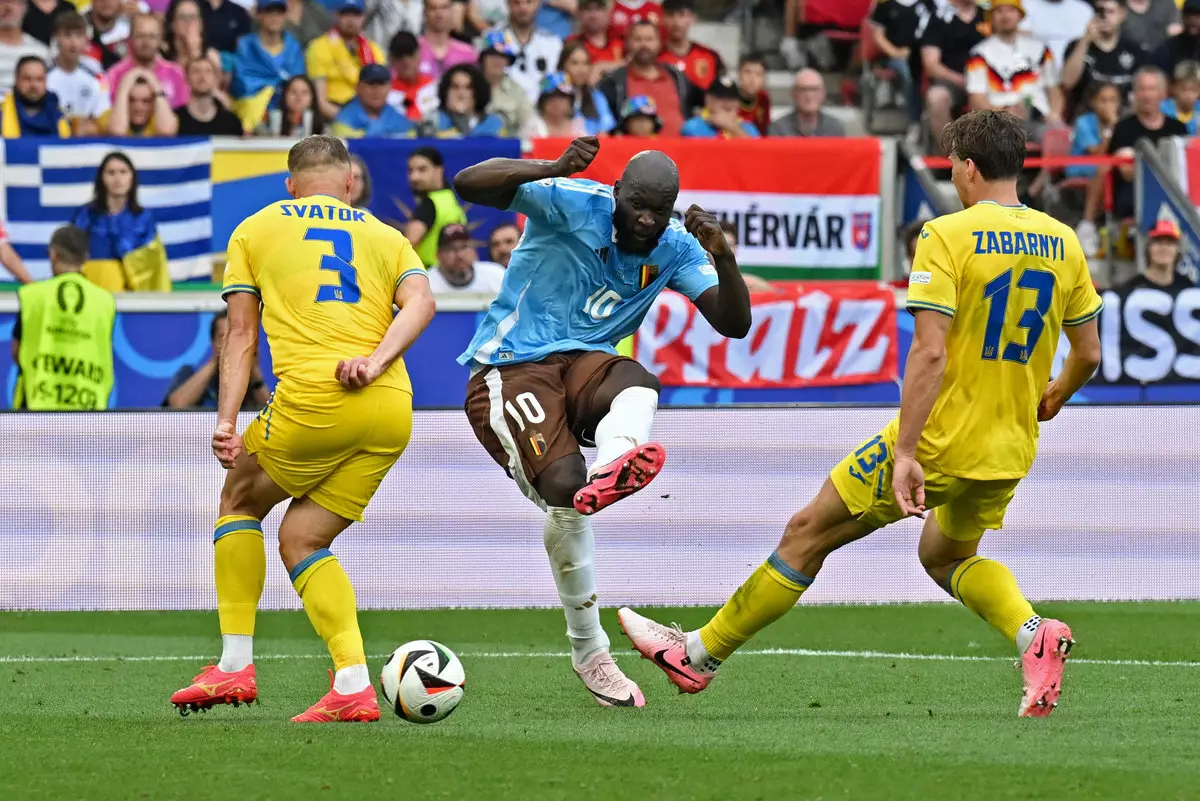Бельгия сыграла вничью с Украиной и со второго места в группе вышла в плей-офф Евро-2024