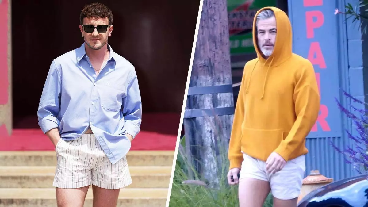 Фэшн-редакторы назвали короткие шорты новым трендом у мужчин