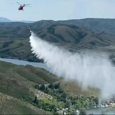 В ВКО активно используют вертолеты в пожароопасный период