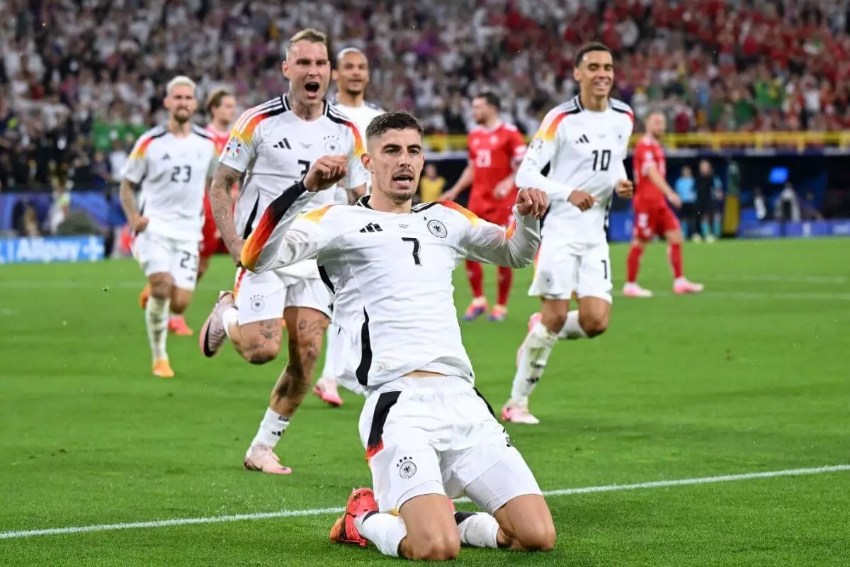 Германия Данияны сенімді жеңіп, ширек финалға жолдама алды