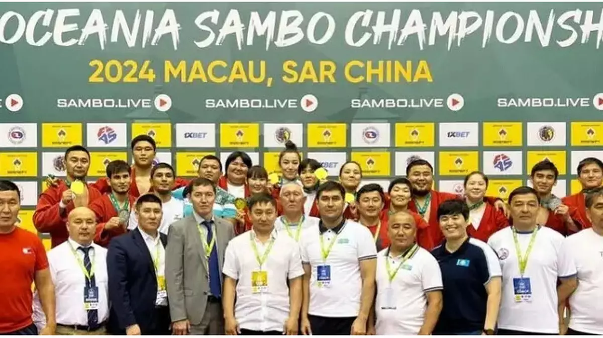 Самбошылар Азия чемпионатында 15 алтын алды