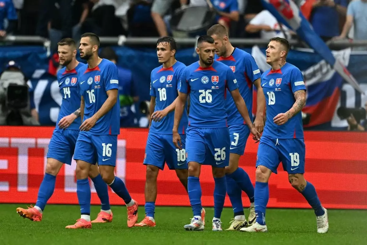Англия — Словакия: словаки ведут в счете после первого тайма