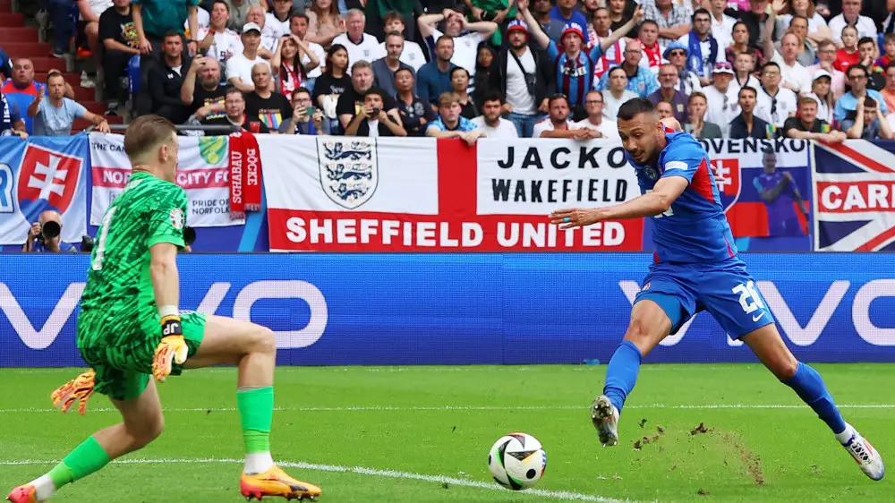 Супергол на 95-й минуте решил судьбу матча Англия - Словакия на Евро-2024