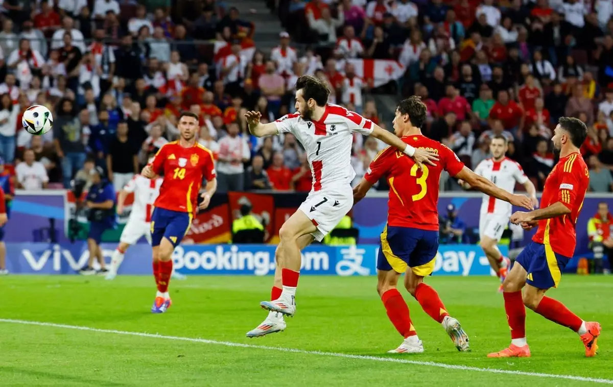 Испания — Грузия: Ле Норман забил в свои ворота