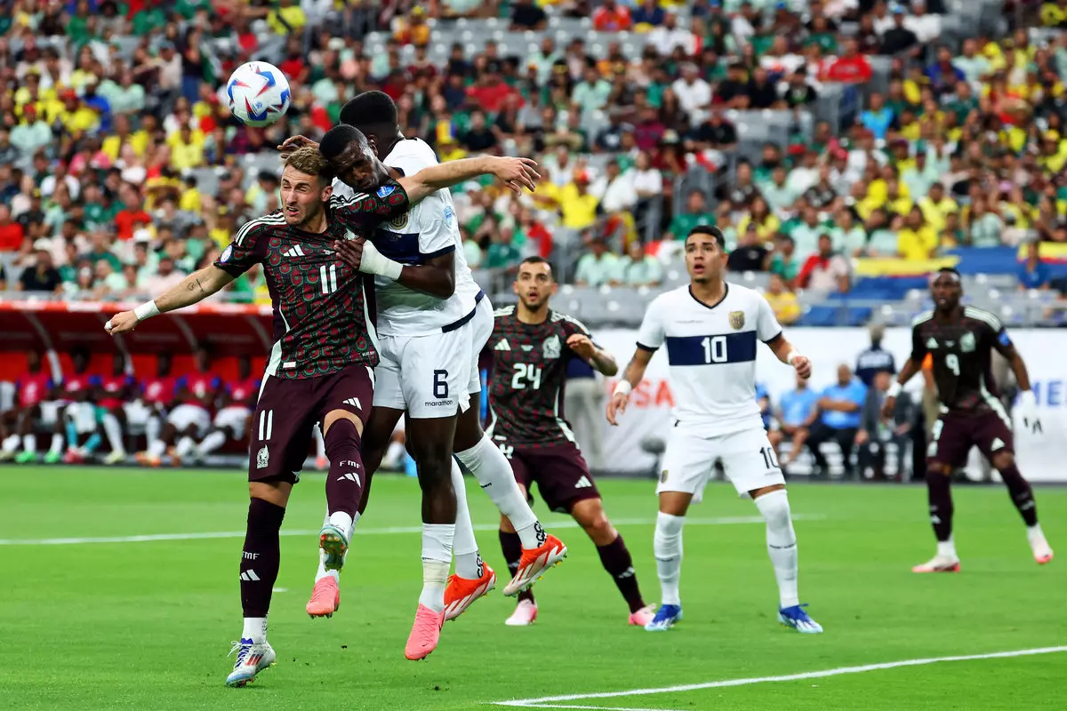 Мексика сыграла вничью с Эквадором и не смогла выйти в плей-офф Кубка Америки