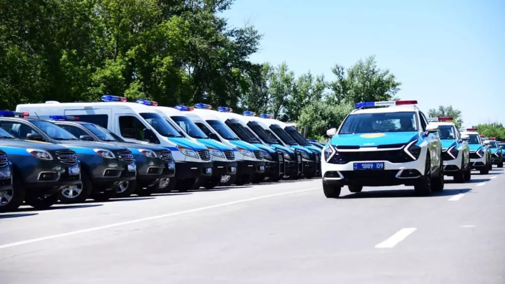 На 200 авто обновился полицейский автопарк Карагандинской области