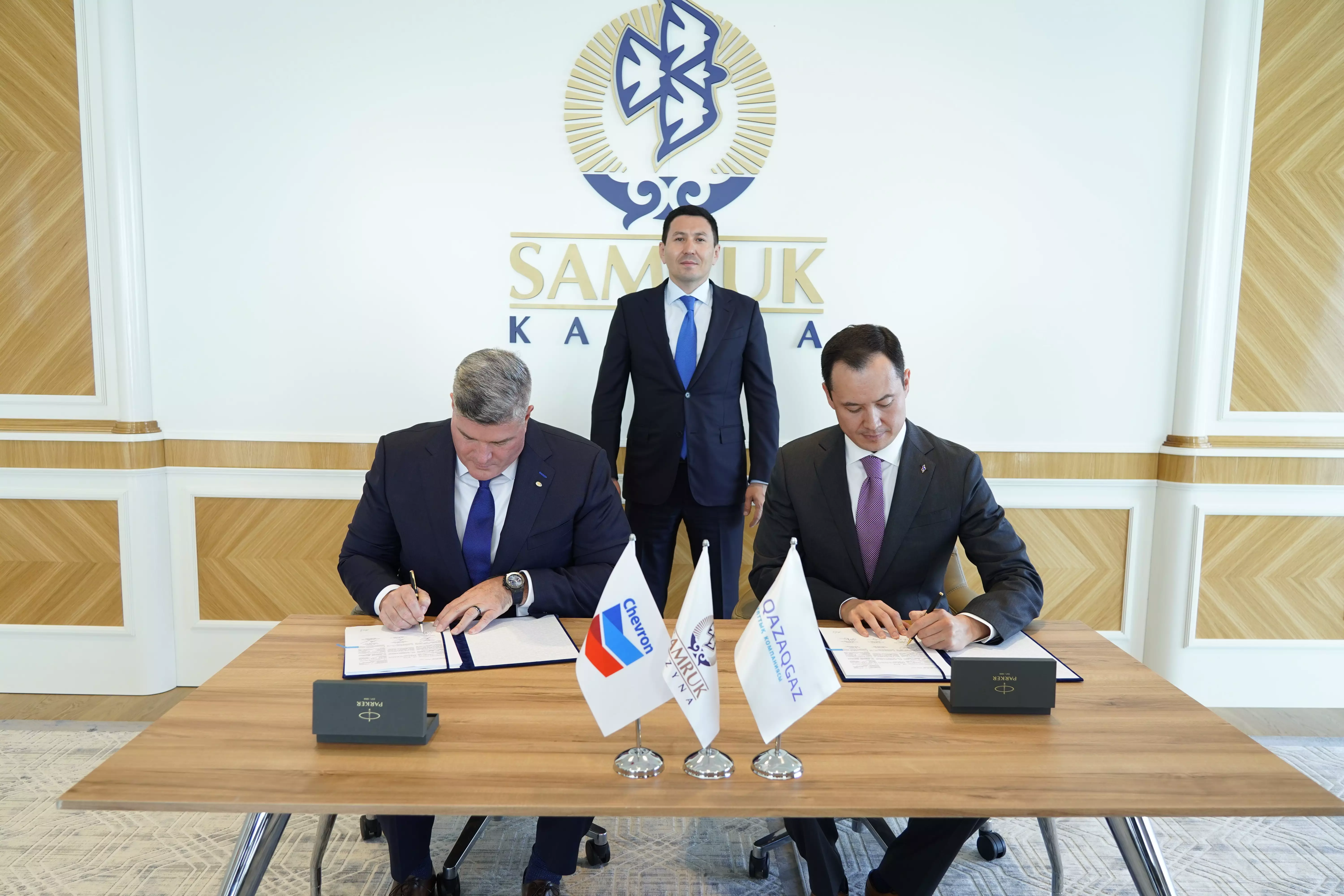 QazaqGaz и Chevron подписали соглашение о сотрудничестве на участке Жалибек в Актюбинской области близ месторождений Жанажол и Урихтау