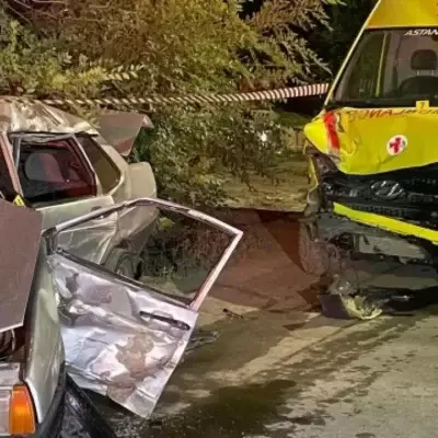 Водитель погиб в результате ДТП с участием скорой в Уральске