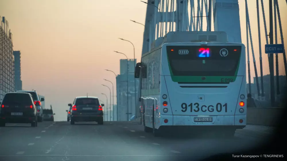 Временные изменения схемы движения автобусов в Астане