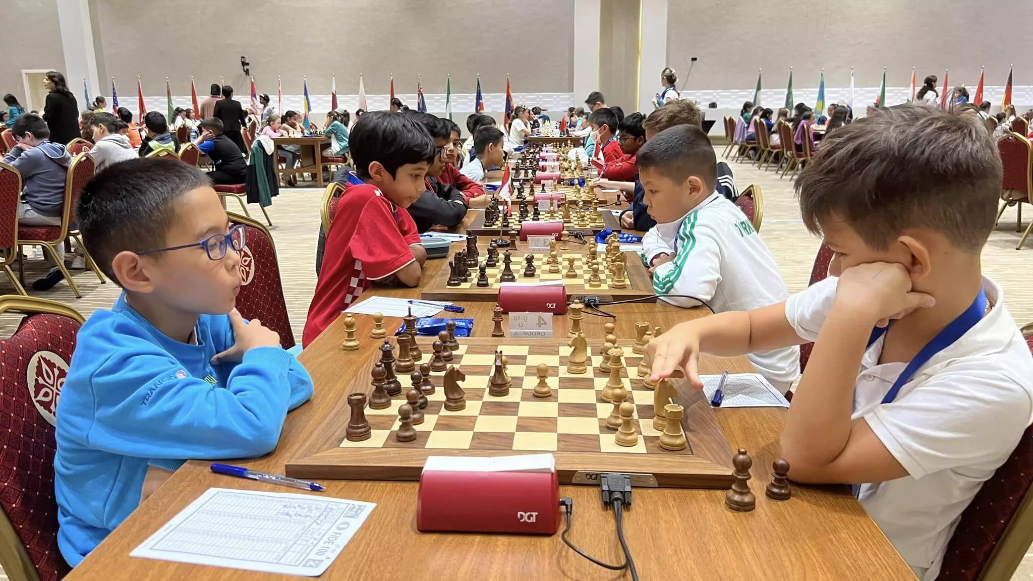 Сразу три юных шахматиста из Казахстана победили на Кубке мира в Грузии